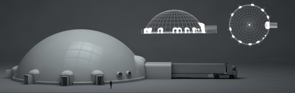 Large Inflatable Projection Dome