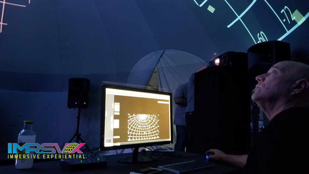 United Airlines 360 Fulldome Projection